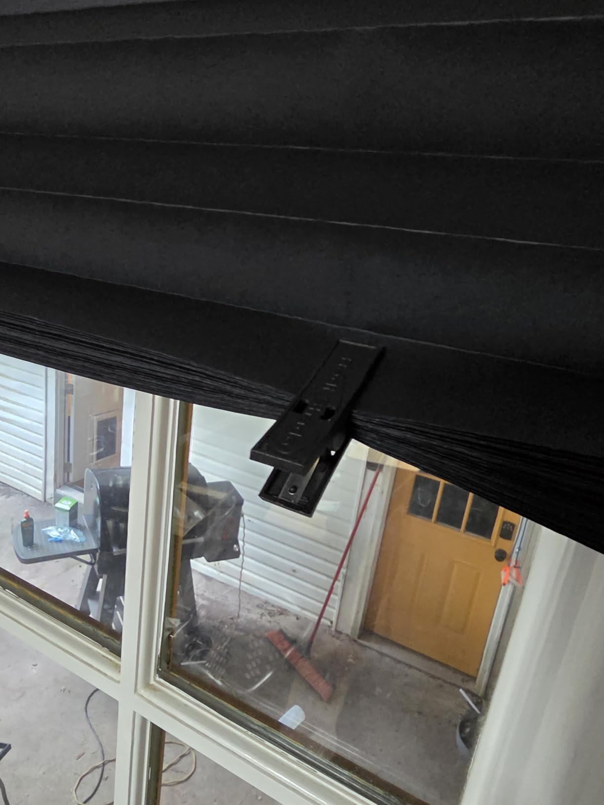 Redi Shade No Tools Original Blackout Pleated Paper Shade Black, 36