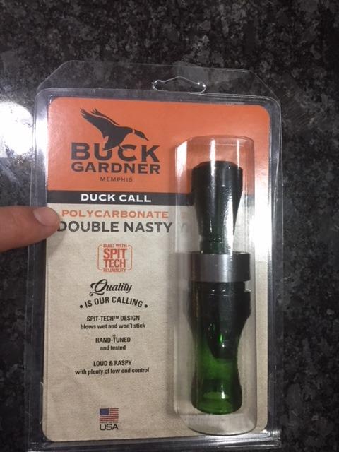 Poly Double Reed Duck Call by Buck Gardner Calls customer photo 2