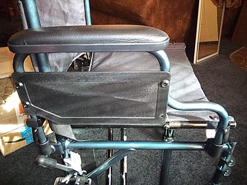 NOVA Heavy Duty Bariatric Transport Chair with 400 lb. Weight Capacity, 22