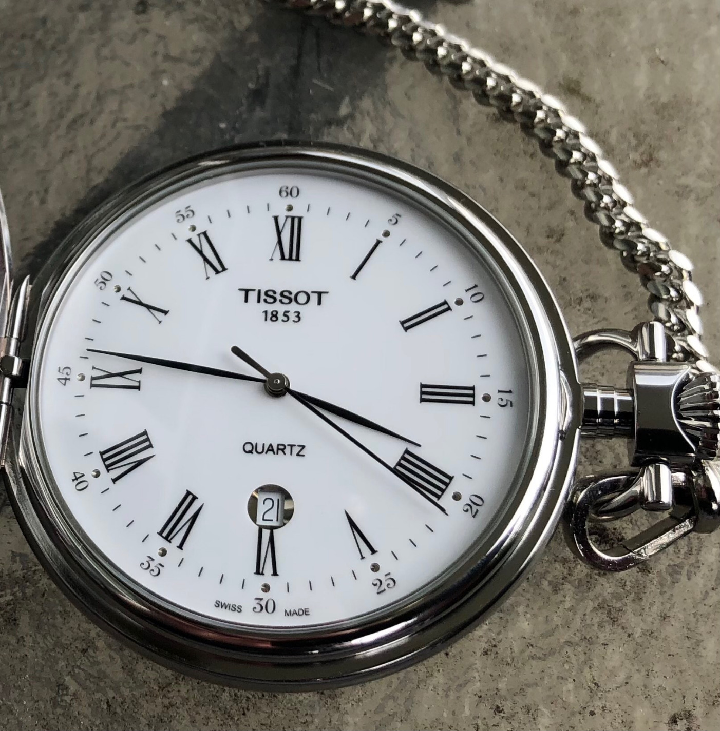 Unisex-Adult Savonnettes Quartz Stainless Steel Specialities Silver T83655313 customer photo 1