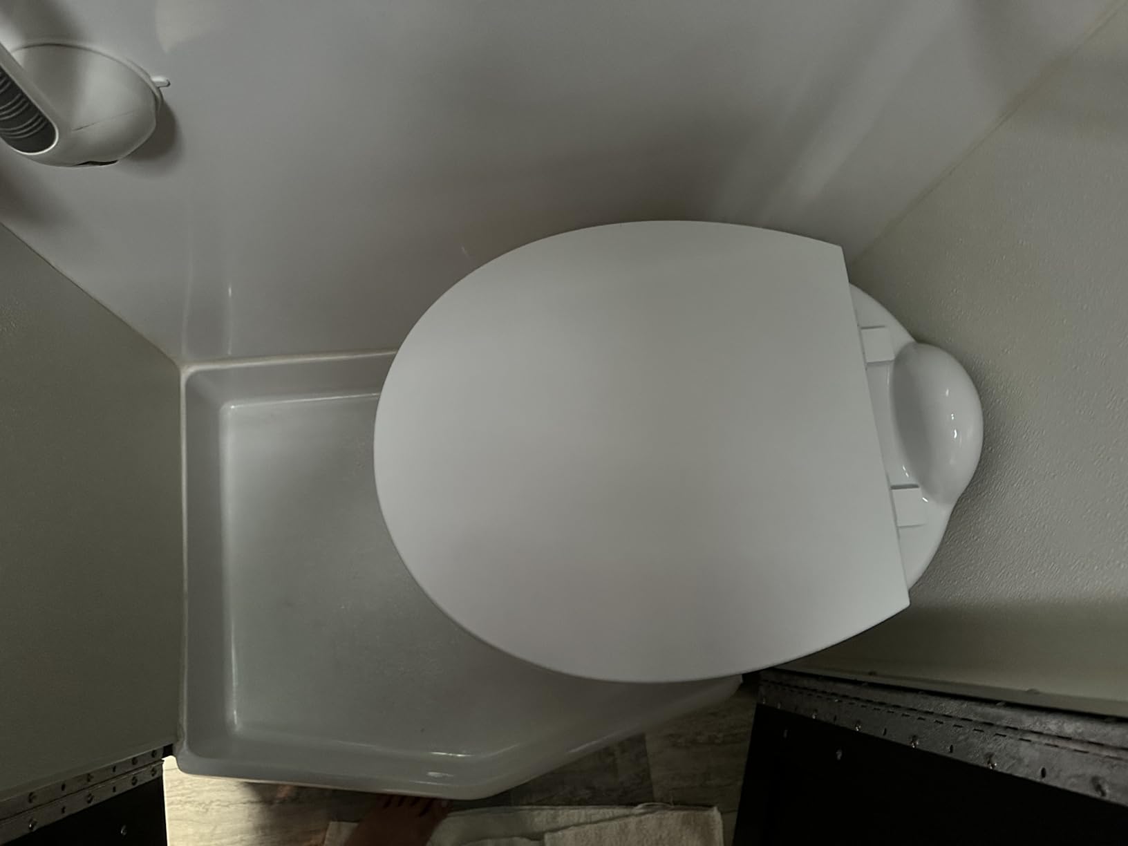 Thetford 42058 Aqua-Magic Style II RV Toilet, White, High Profile | Full china bowl with polymer body, dual action foot flush customer photo 1