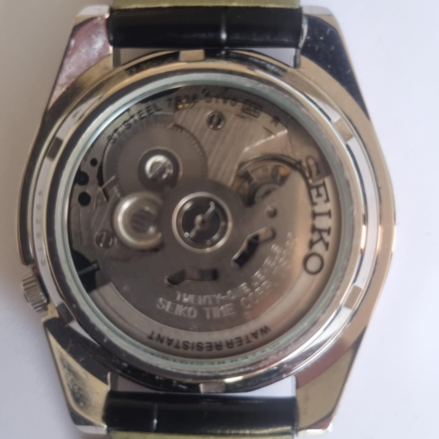 Seiko Men's SNK361 Stainless Steel Analog with Black Dial Watch customer photo 1