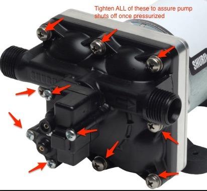 PENTAIR SHURFLO Revolution 4008-101-E65 RV Fresh Water Pump 12V 3.0 GPM 55 PSI Quiet Automatic Demand Diaphragm By-Pass Pump customer photo 2