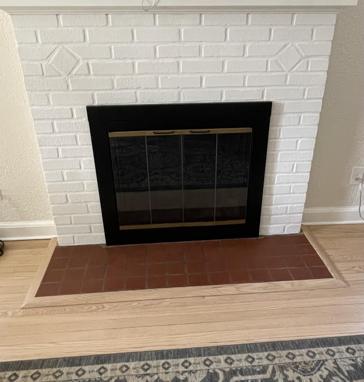 Pleasant Hearth Arrington Small Glass Fireplace Doors AR-1020 customer photo 2