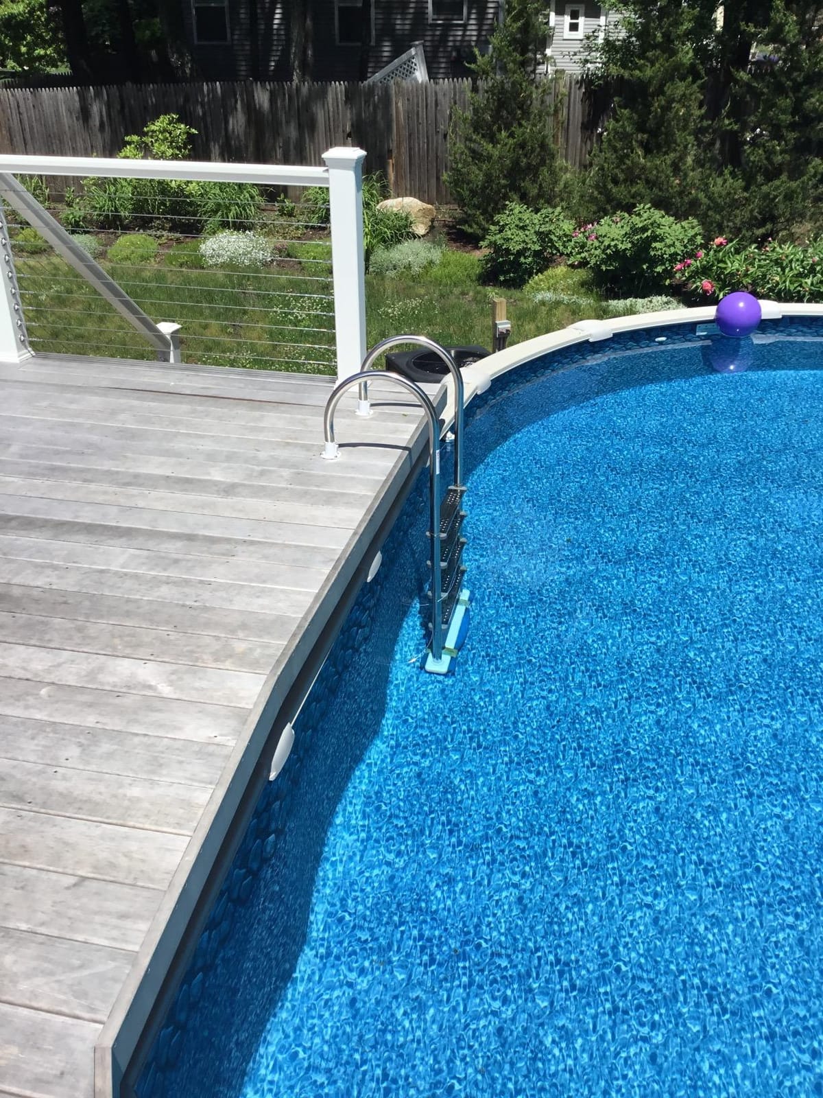Blue Wave Premium Stainless Steel in-Pool Ladder for Above Ground Pools customer photo 1