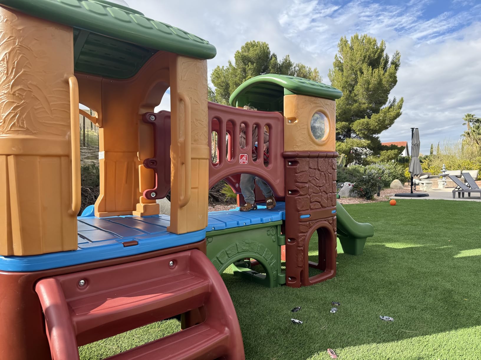 Step2 Clubhouse Climber Playset for Kids, Jungle Gym with Elevated Playhouse, Outdoor Backyard Playground Set, Two Toddler Slides, Ages 2 to 6 Years Old customer photo 2