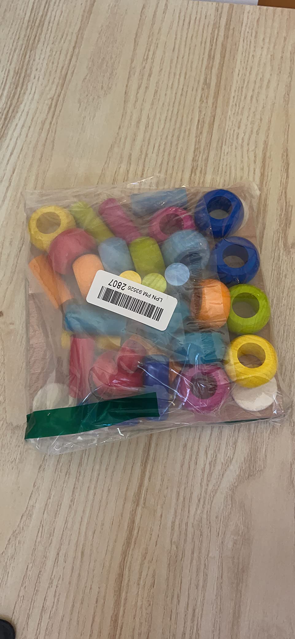 HABA Rainbow Whirls Wooden Sorting & Stacking Rings Shape Sorter, Educational Toys for 2 Year Old & Up, Color Sorting Fine Motor Toys, Made in Germany customer photo 2