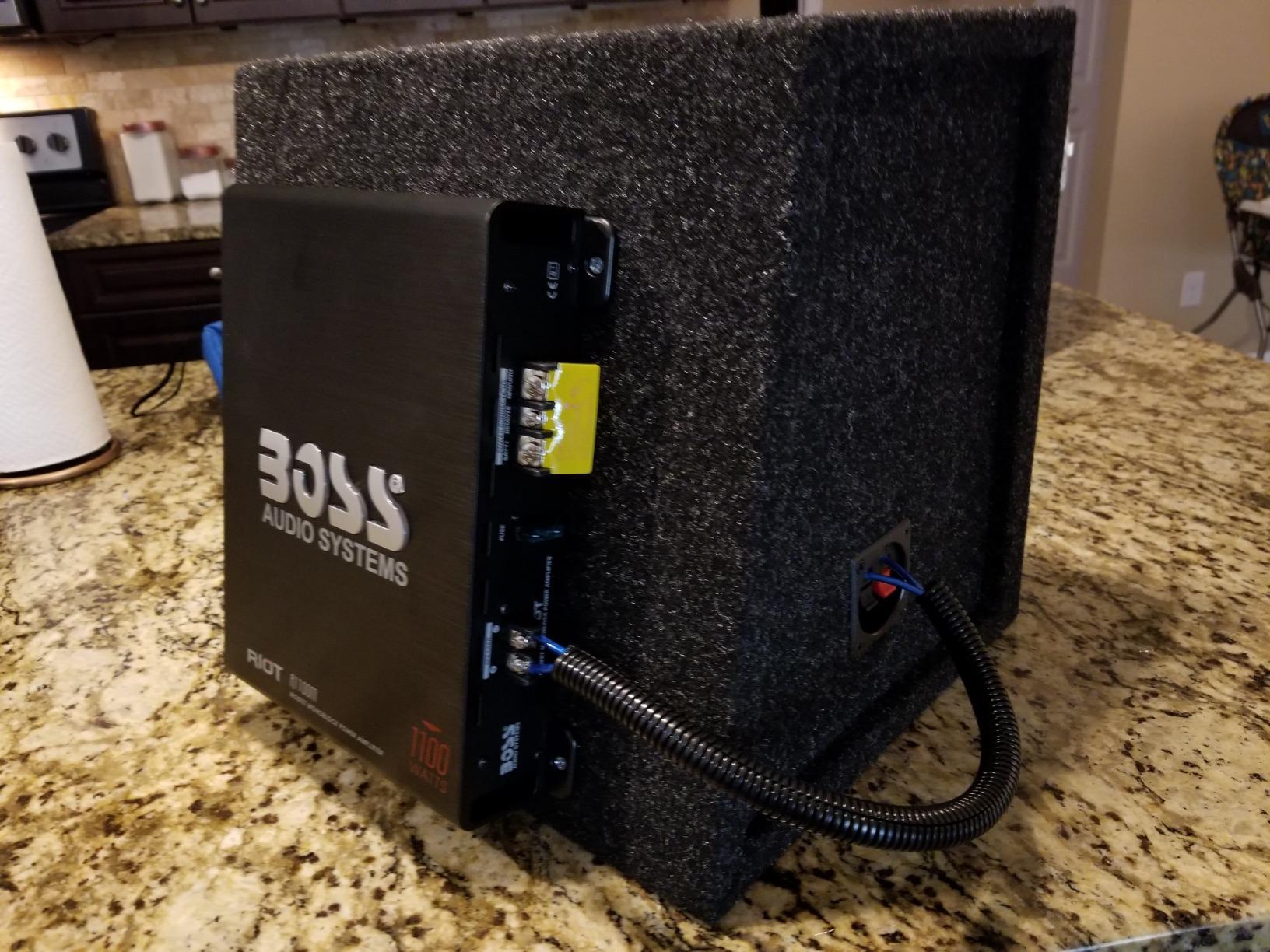 BOSS Audio Systems R1100M Monoblock Car Amplifier - 1100 High Output, 2-8 Ohm Stable, Low/High Level Inputs, Low Pass Crossover, MOSFET Power Supply customer photo 1