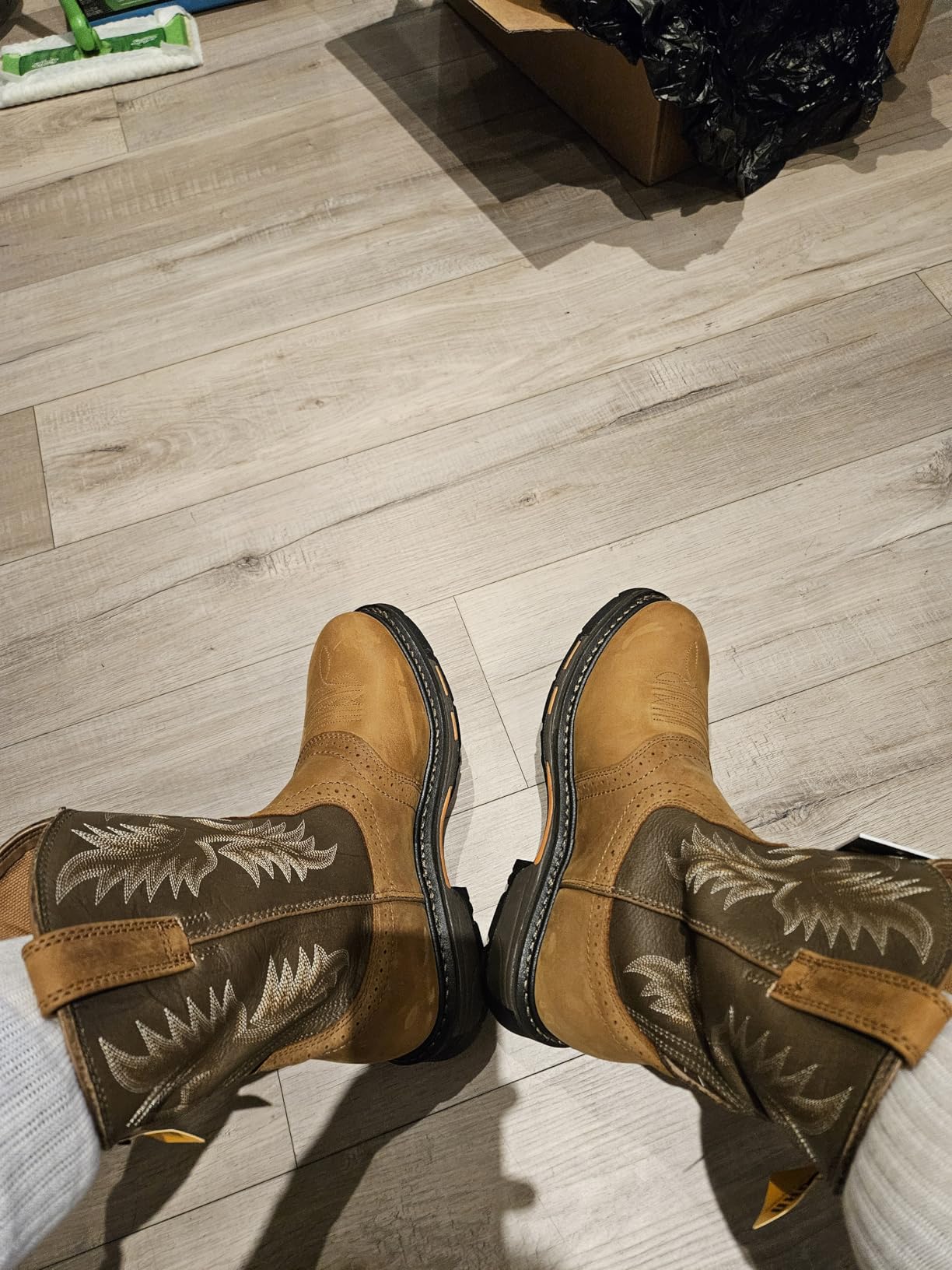 Ariat Men's WorkHog Waterproof Work Boot customer photo 2