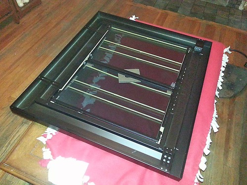 Pleasant Hearth Clairmont Fireplace Glass Door, Medium (CM-3011), Black customer photo 1