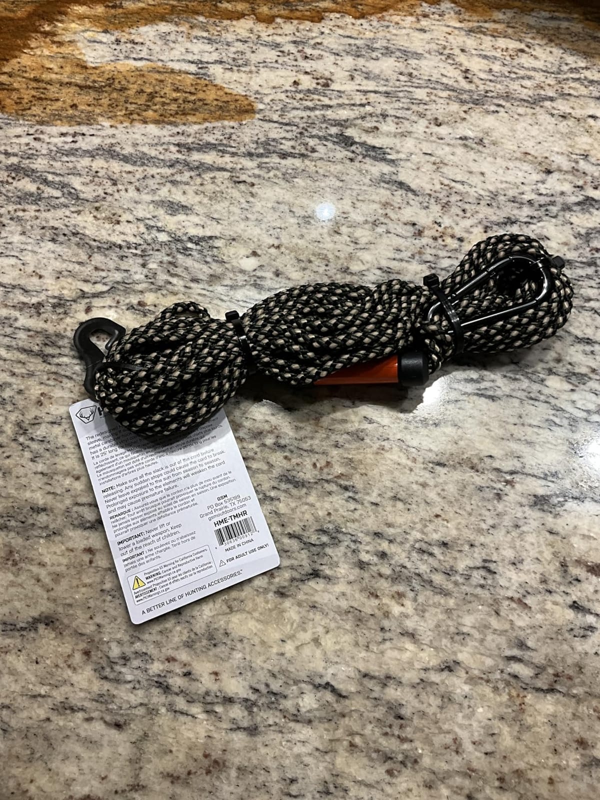 HME Maxx Hoist Rope (25 FT) - Reliable Sturdy Adjustable Easy-to-Install Hunting Gear Lift System with Highly Reflective Band customer photo 2