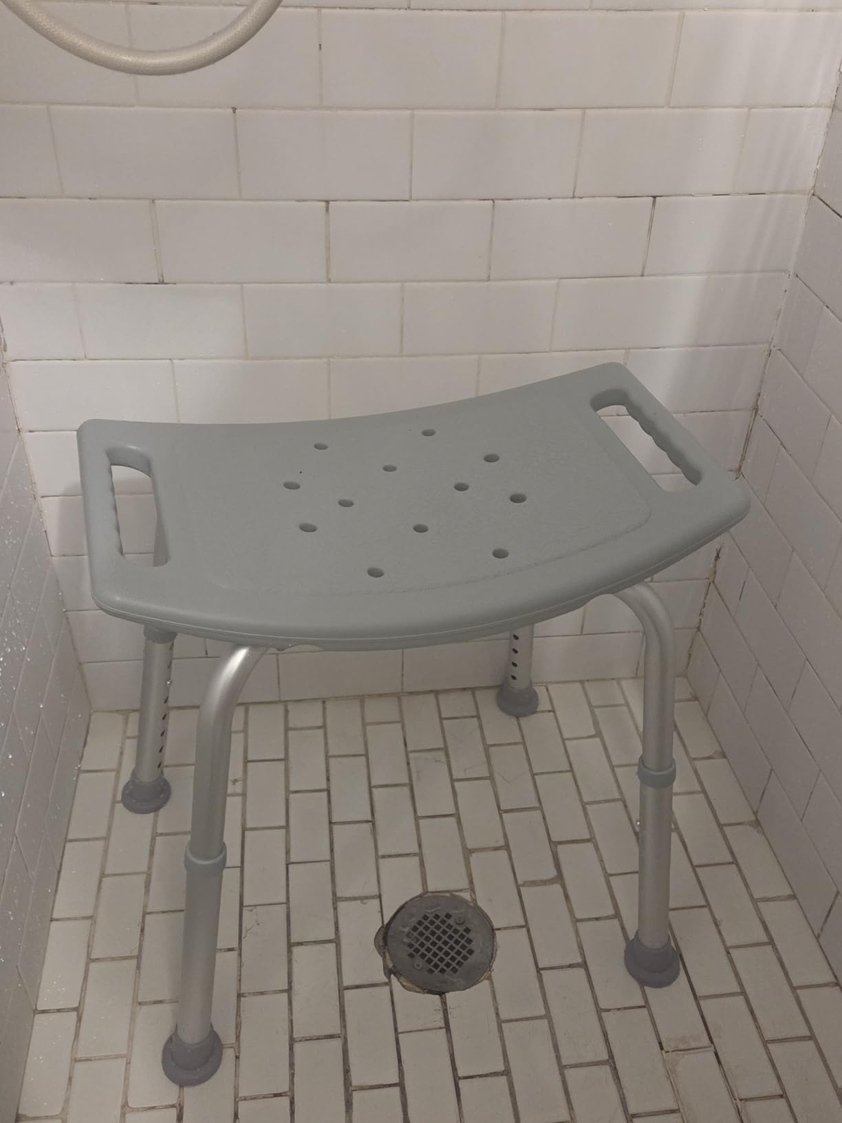 Drive Medical Adjustable Shower and Bath Chair with Suction Feet, Non-Slip | Adjustable Bath Seat with Non-Slip Suction Feet for Elderly and Disabled, Supports Up to 300 lb Capacity customer photo 1