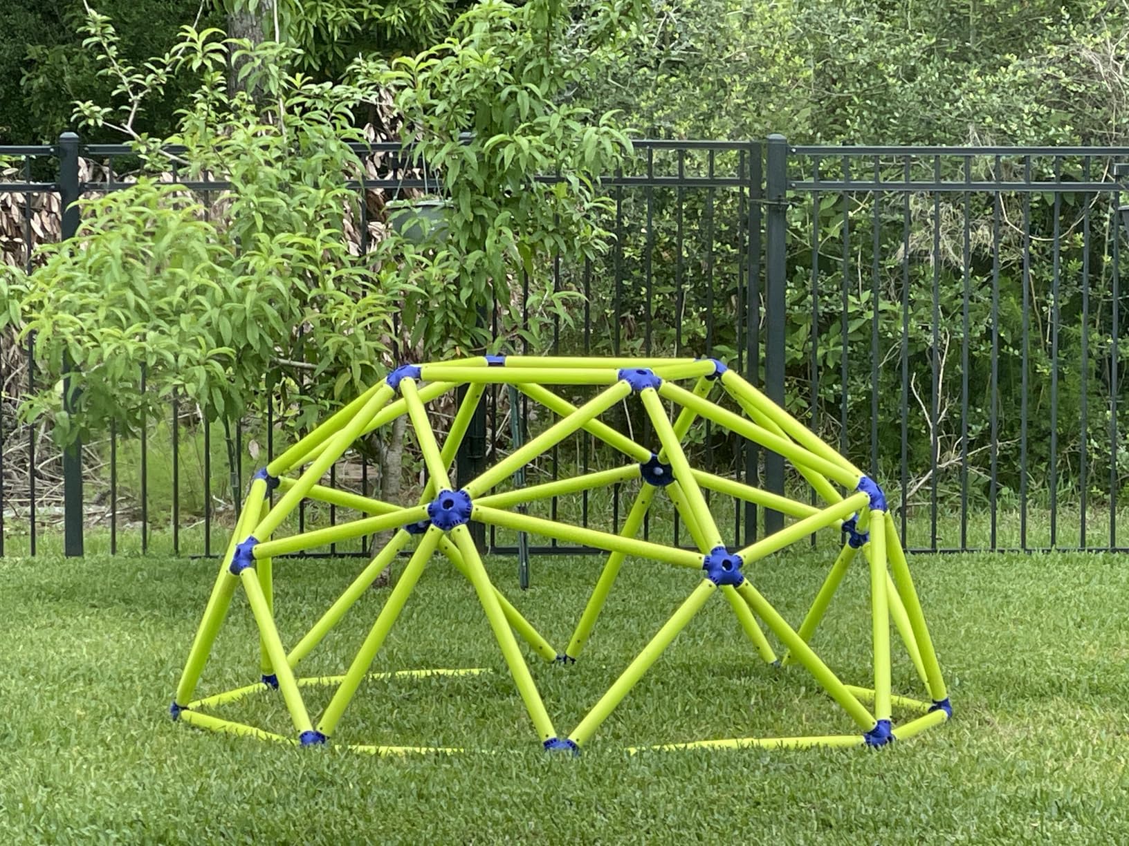 Eezy Peezy Climber with Top - Active Indoor Outdoor Play Set Climbing Dome Equipment Toys - Fun for Kids Ages 3 to 6 Years Old, Green and Blue customer photo 2