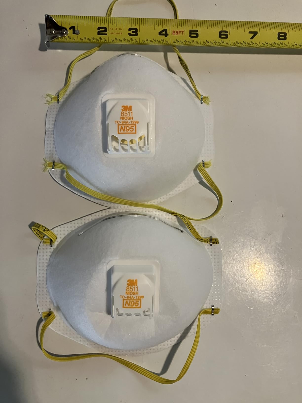 3M 8511 Drywall Sanding N95 Cool Flow Valved Disposable Respirator, 10-Pack | NIOSH-Approved, Relief From Dusts And Certain Particles During Sanding, Pollen, Mold Spores, Dust Particles customer photo 2