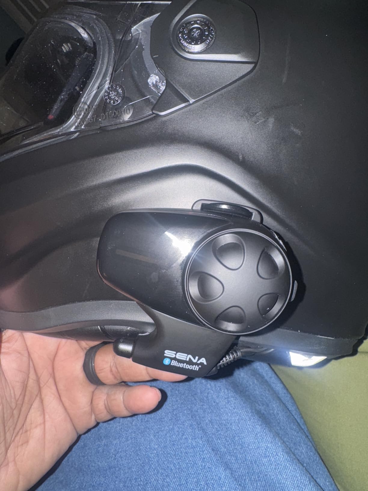 Sena SMH10-11 Motorcycle Bluetooth Headset/Intercom Communication System with Universal Microphone Kit (Single) customer photo 2