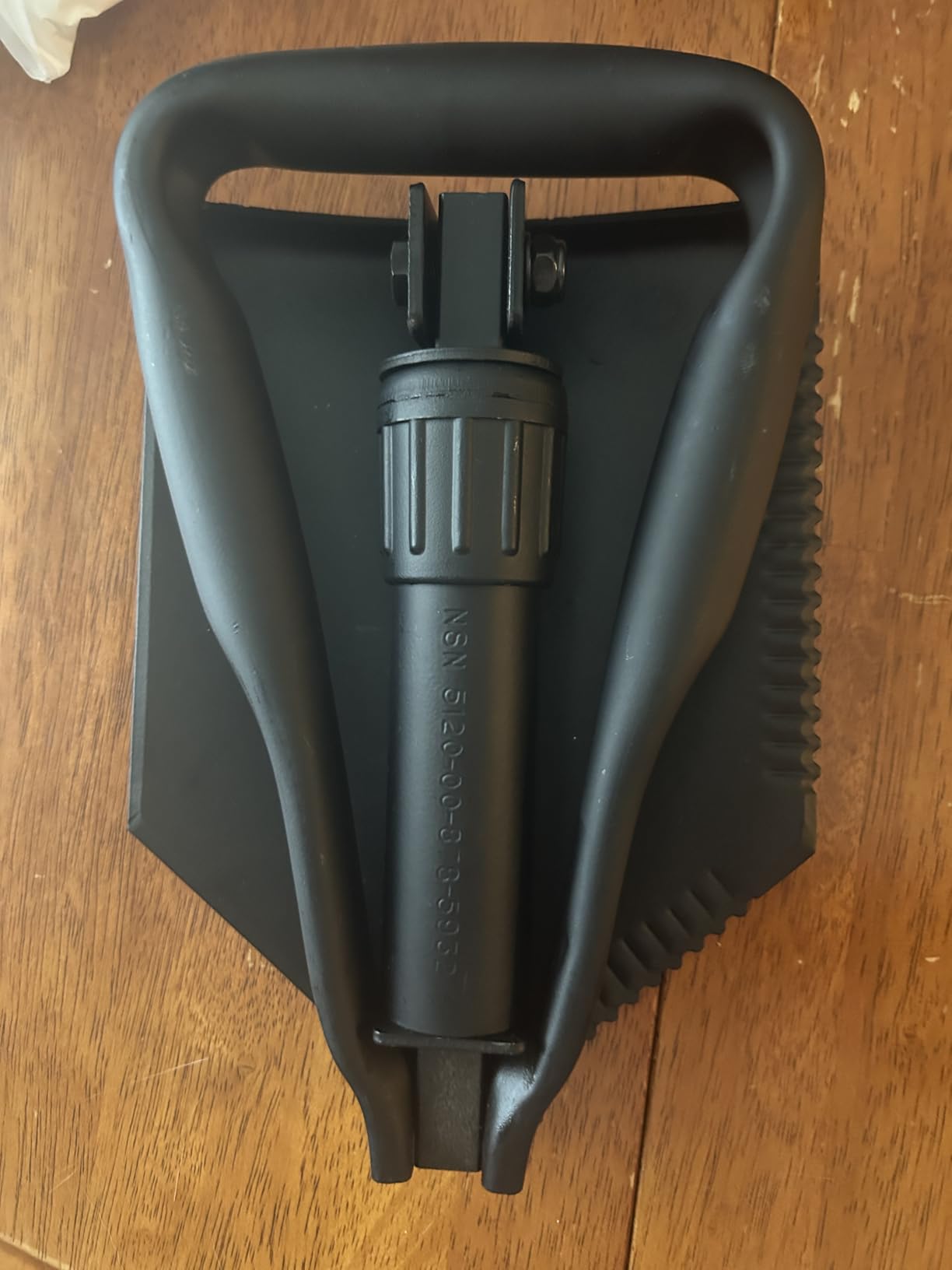 Tri-Fold Entrenching Tool (E-Tool), Genuine Military Issue, with Shovel Cover | Compact Folding Field Shovel | Metal Alloy Build | Includes Carry Pouch customer photo 1