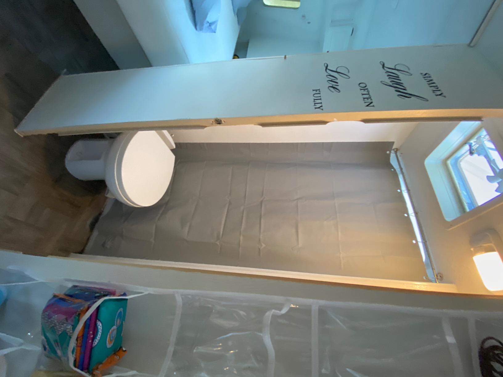 Aqua-Magic Residence RV toilet / High Profile / White - Thetford 42169 | Residential seat & cover, lightweight, single foot pedal full bowl flush, easy to install customer photo 2