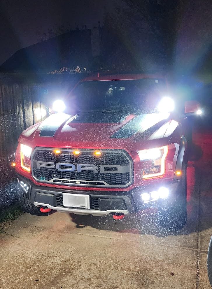 Nilight Led Pods 2Pcs 18W 1260LM Spot Off Road Lights Super Bright Driving Fog Boat Lamp Work Lighting Bar for Trucks Van Camper Wagon Car Pickup Golf Cart ATV UTV SUV Boat 4x4 customer photo 1