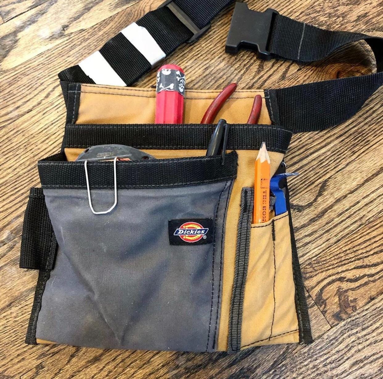 Dickies 5-Pocket Single Side Tool Belt Pouch/Work Apron, Durable Canvas Construction, Adjustable Belt for Custom Fit customer photo 2