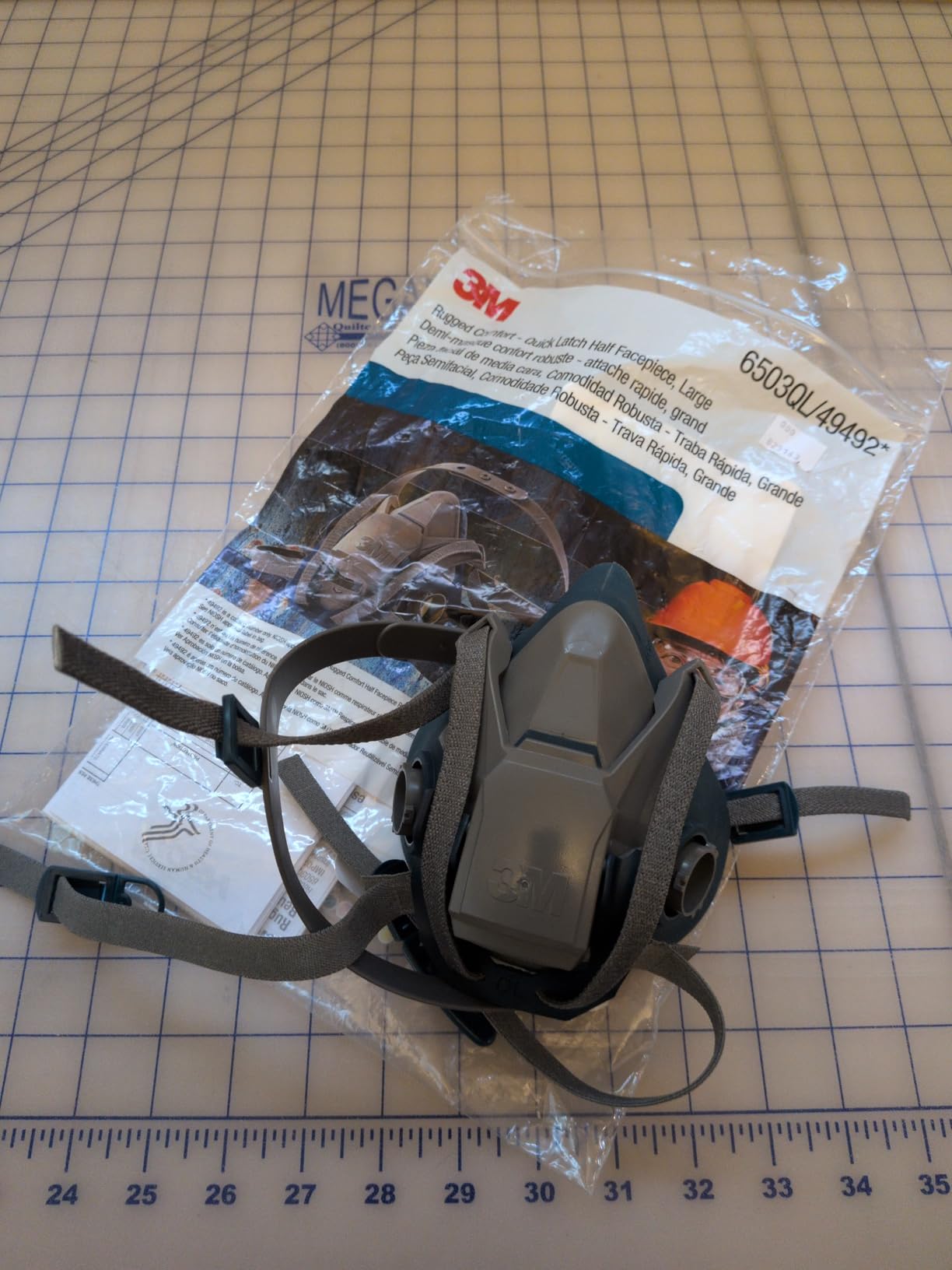 3M Rugged Comfort Quick Latch Half Facepiece Reusable Respirator customer photo 1