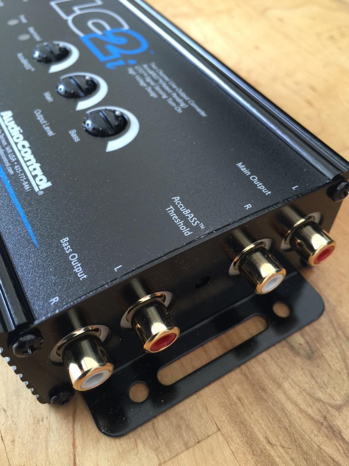 AudioControl LC2i 2-Channel Line Output Converter with AccuBASS for Adding Subwoofers, Amplifiers to Factory Car Audio Receiver Head Unit, Speaker Level to RCA Line Level Converter customer photo 2