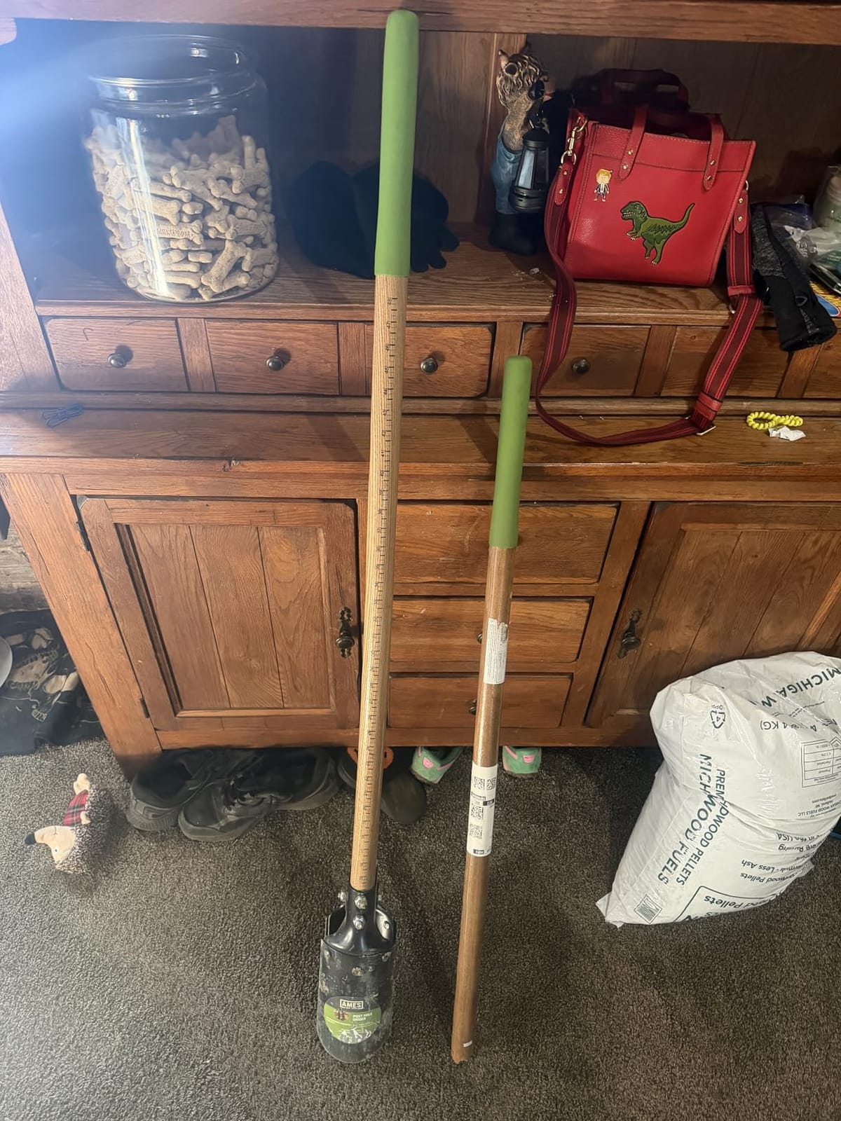 AMES 2701600 Post Hole Digger with Hardwood Measurement Handle, 58-Inch customer photo 2