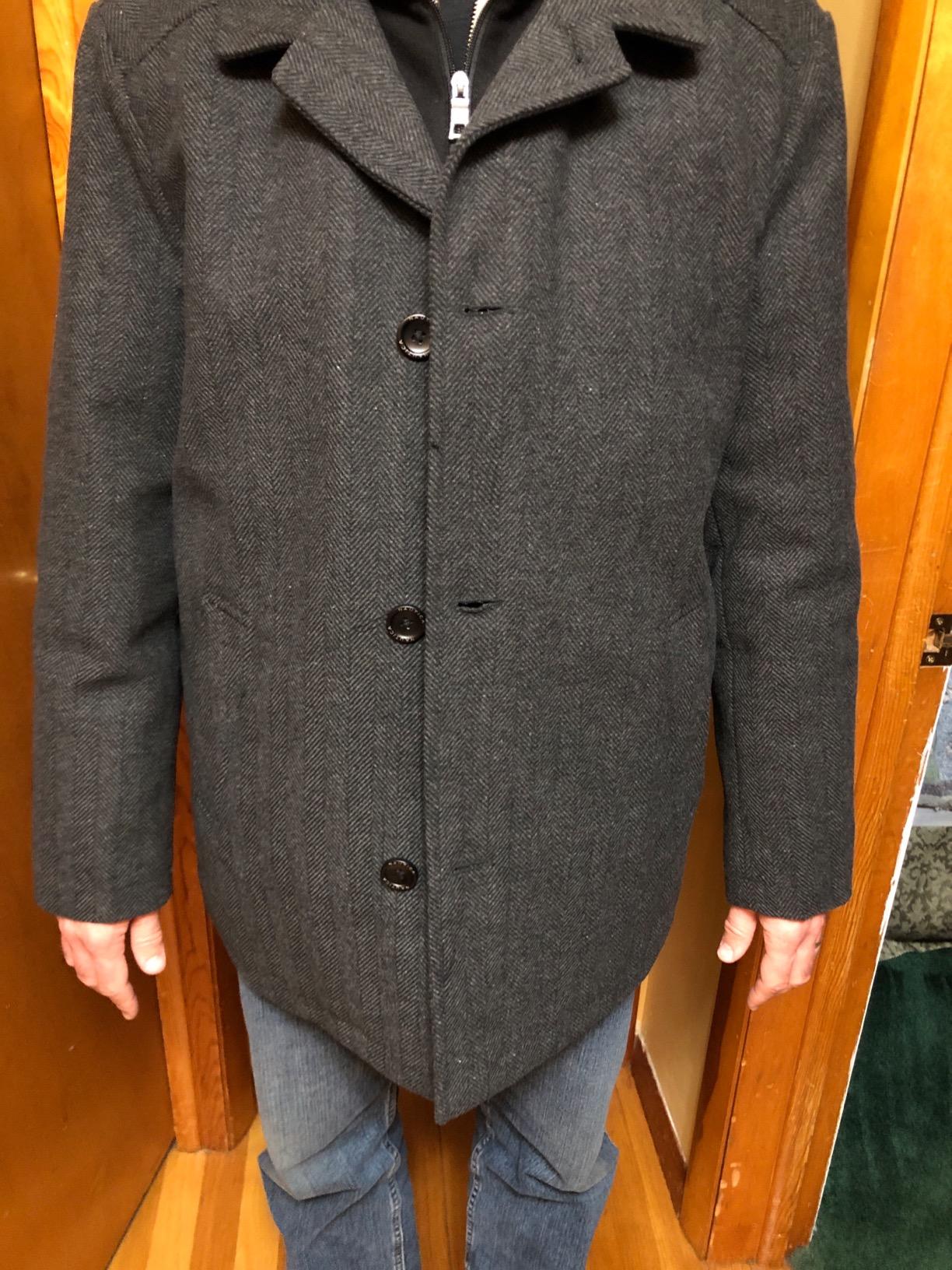 Nautica Men's Wool Blend Peacoat - Double-Breasted Winter Coat, Regular, Big & Tall Sizes customer photo 1