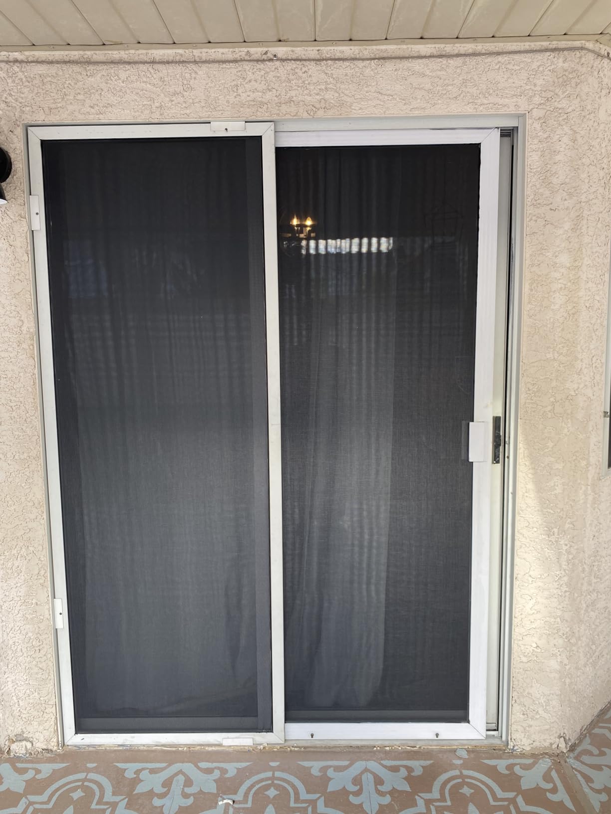ADFORS Solar Screen, 48 Inches x 84 Inches Roll - UV-Resistant Replacement Screen for Windows and Doors - Charcoal customer photo 2