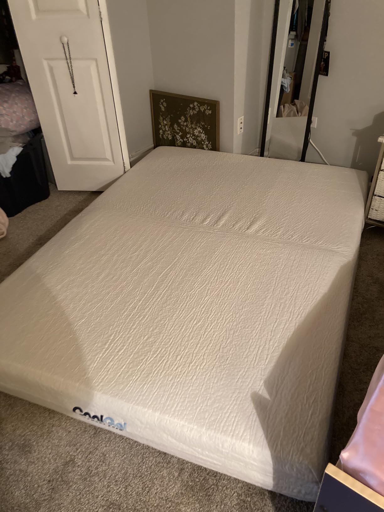 COOL GEL Memory Foam 8-Inch Mattress with Pillow, CertiPUR-US Certified, Mattress in a Box, Short Queen, White customer photo 1