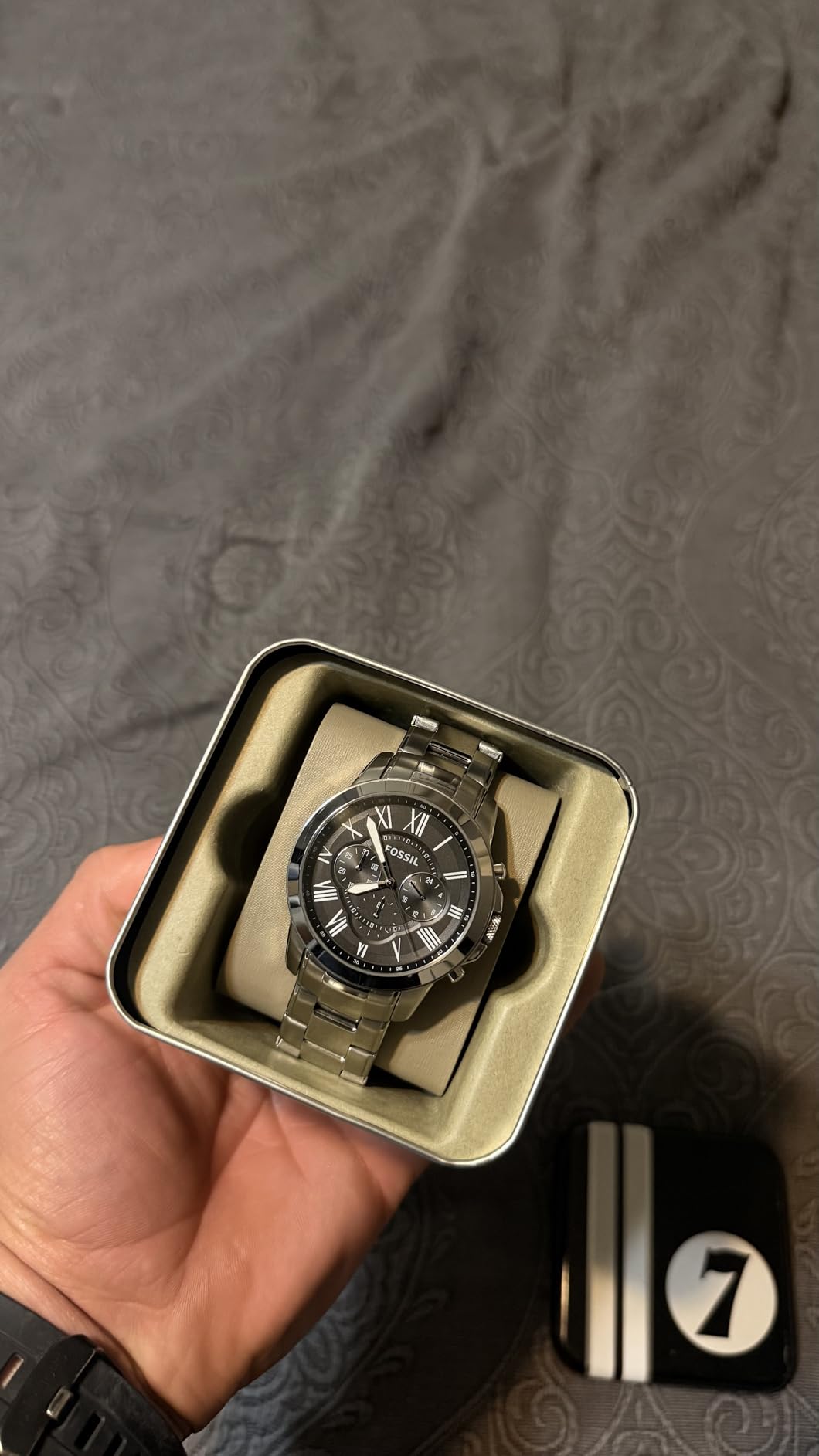Fossil Men's Grant Quartz Chronograph Watch customer photo 2