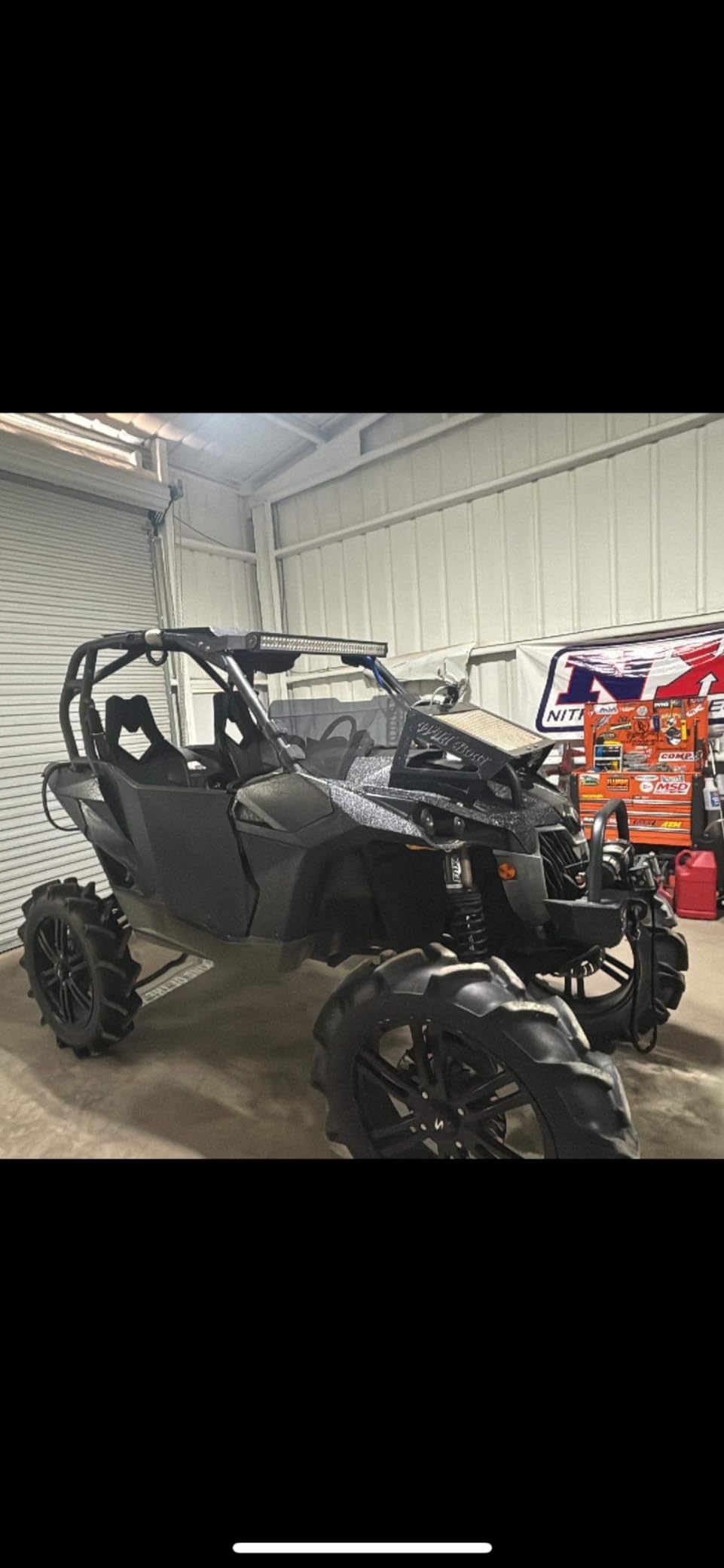 SuperATV Heavy-Duty Half Windshield for Can-Am Maverick | Snug, Rattle-free Fit | 1/4