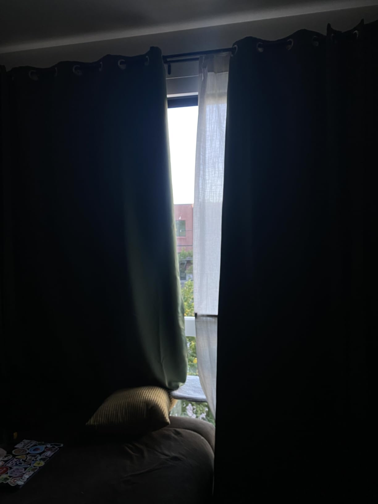 H.VERSAILTEX Room Darkening Curtain Thermal Insulated Curtain for Bedroom Window Treatment Grommet Curtain Panel Drapes, Energy Efficient for Living Room, Solid Ivory/Cream, One Panel, 52'W x 84'L customer photo 2