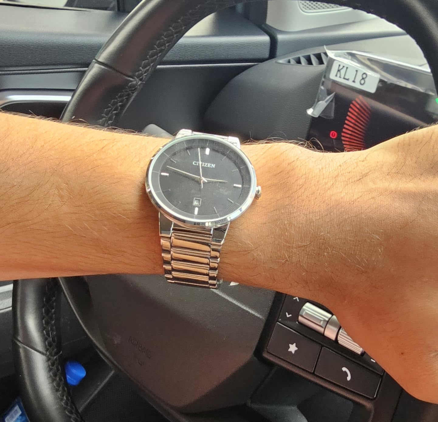 Citizen Quartz Mens Watch, Stainless Steel, Classic customer photo 1