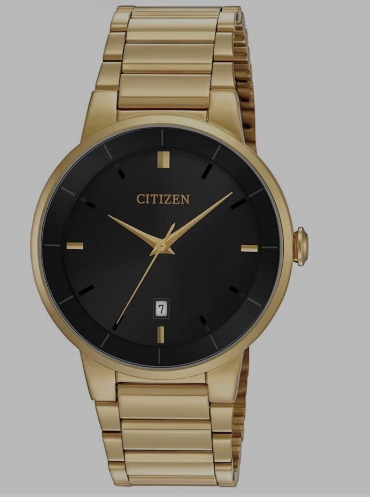 Citizen Quartz Mens Watch, Stainless Steel, Classic customer photo 2