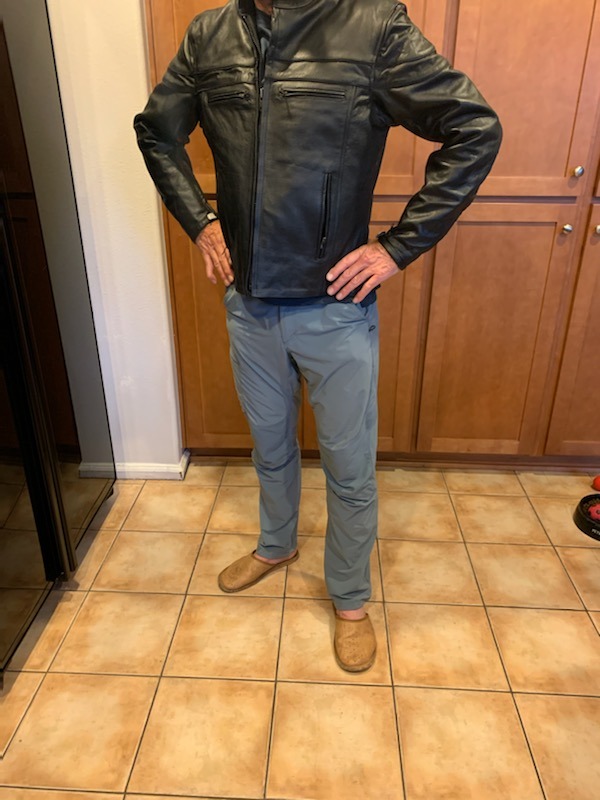 Vance Leather Men's Premium Leather Racer Jacket with Vents customer photo 2