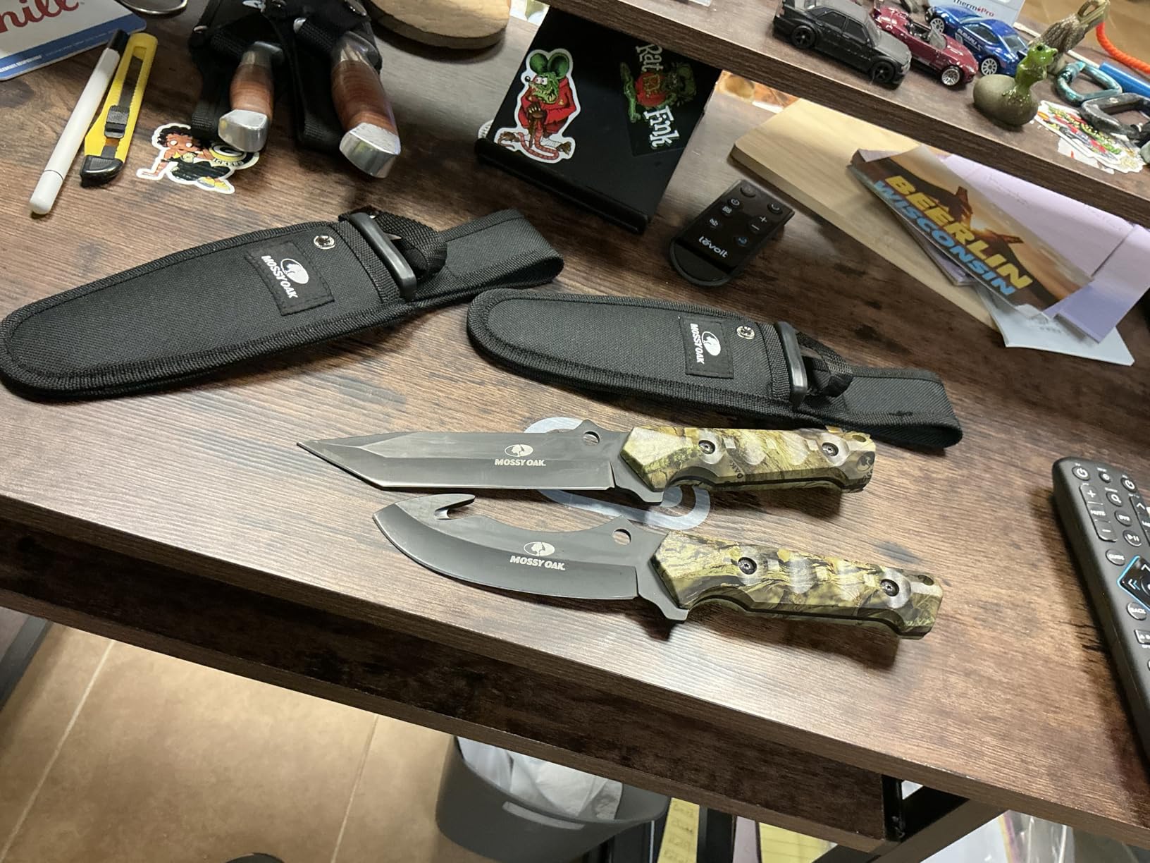 Mossy Oak Fixed Blade Hunting Knife Set - 2 Piece, Sheath Included customer photo 1