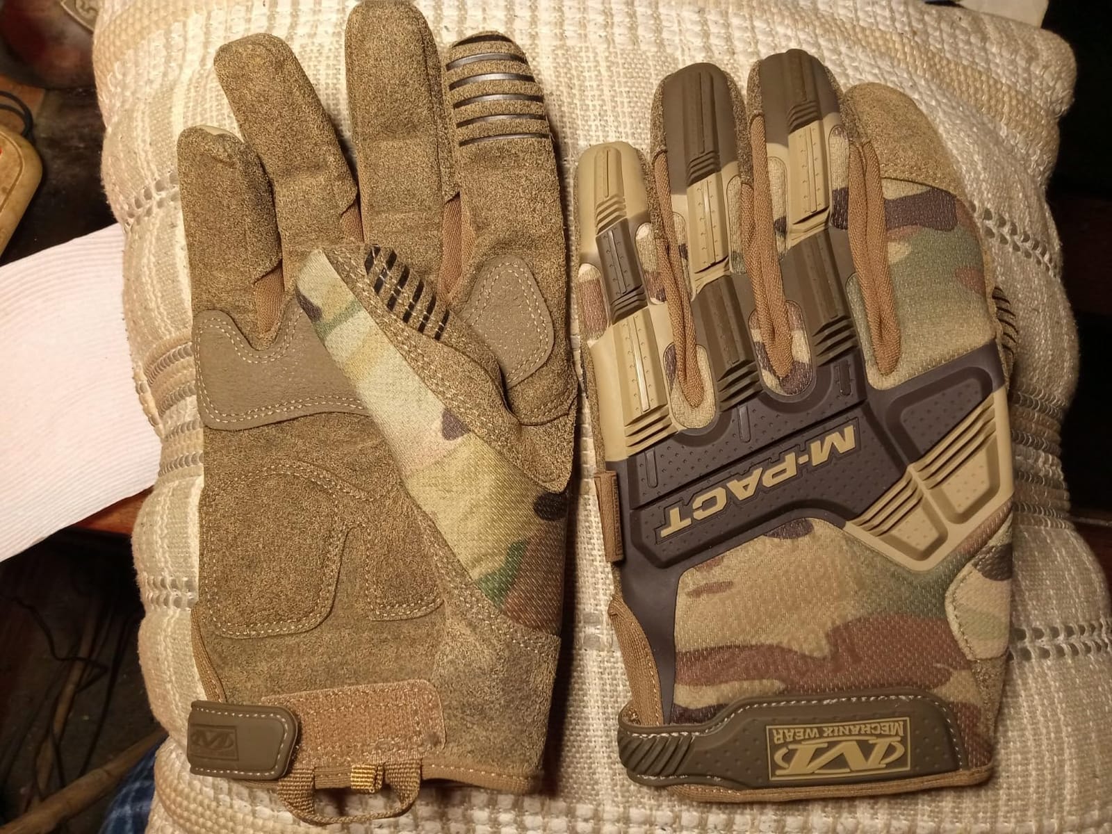 Mechanix Wear M-Pact Tactical Work Gloves, Grey, Large | Touchscreen-Capable Safety Gloves with Impact Protection, Vibration Absorption & a Secure Fit for Men customer photo 1