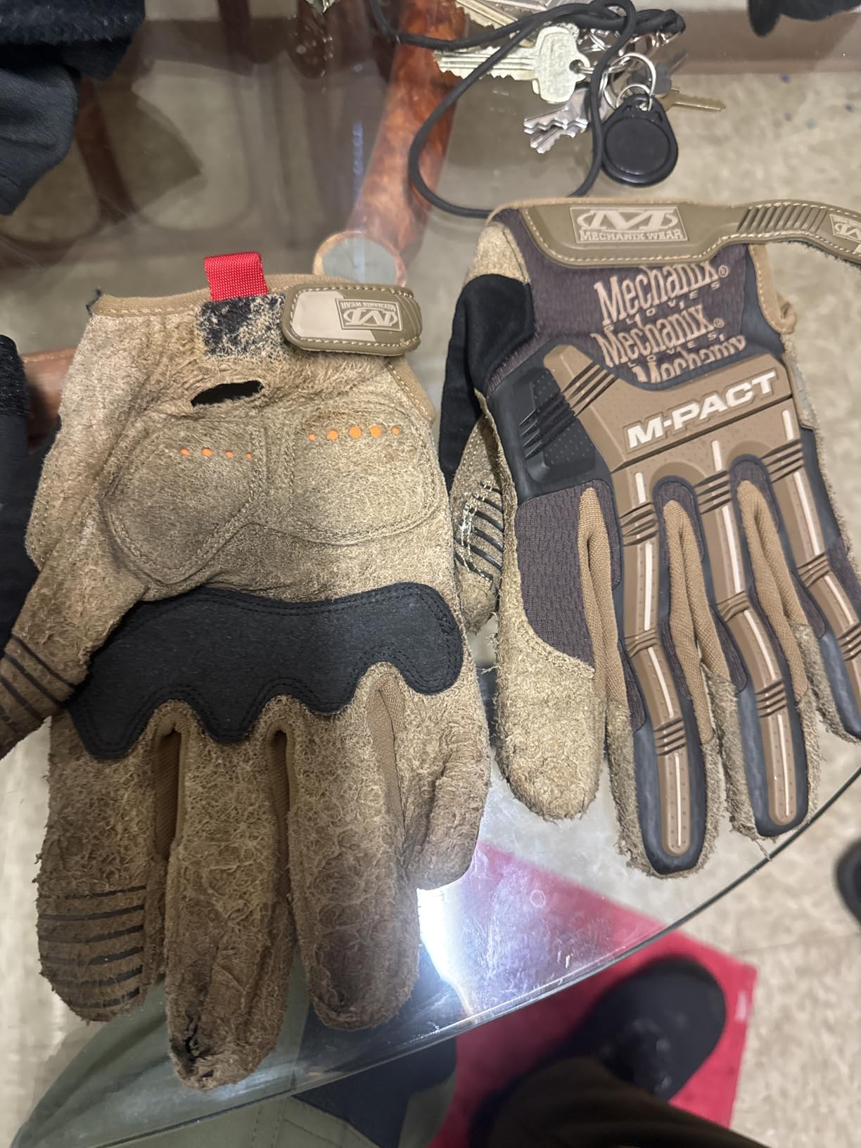 Mechanix Wear M-Pact Tactical Work Gloves, Grey, Large | Touchscreen-Capable Safety Gloves with Impact Protection, Vibration Absorption & a Secure Fit for Men customer photo 2
