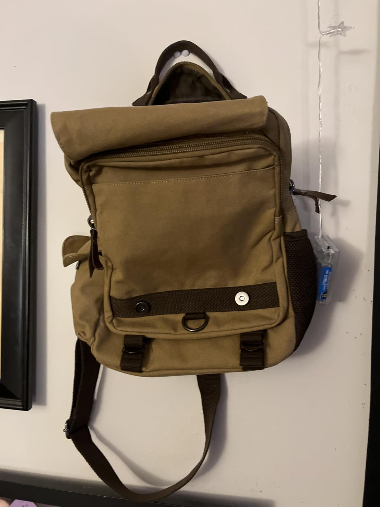 Leaper Retro Canvas Messenger Bag - Unisex Crossbody Shoulder Sling Bag for Travel, Work & Daily Use customer photo 1