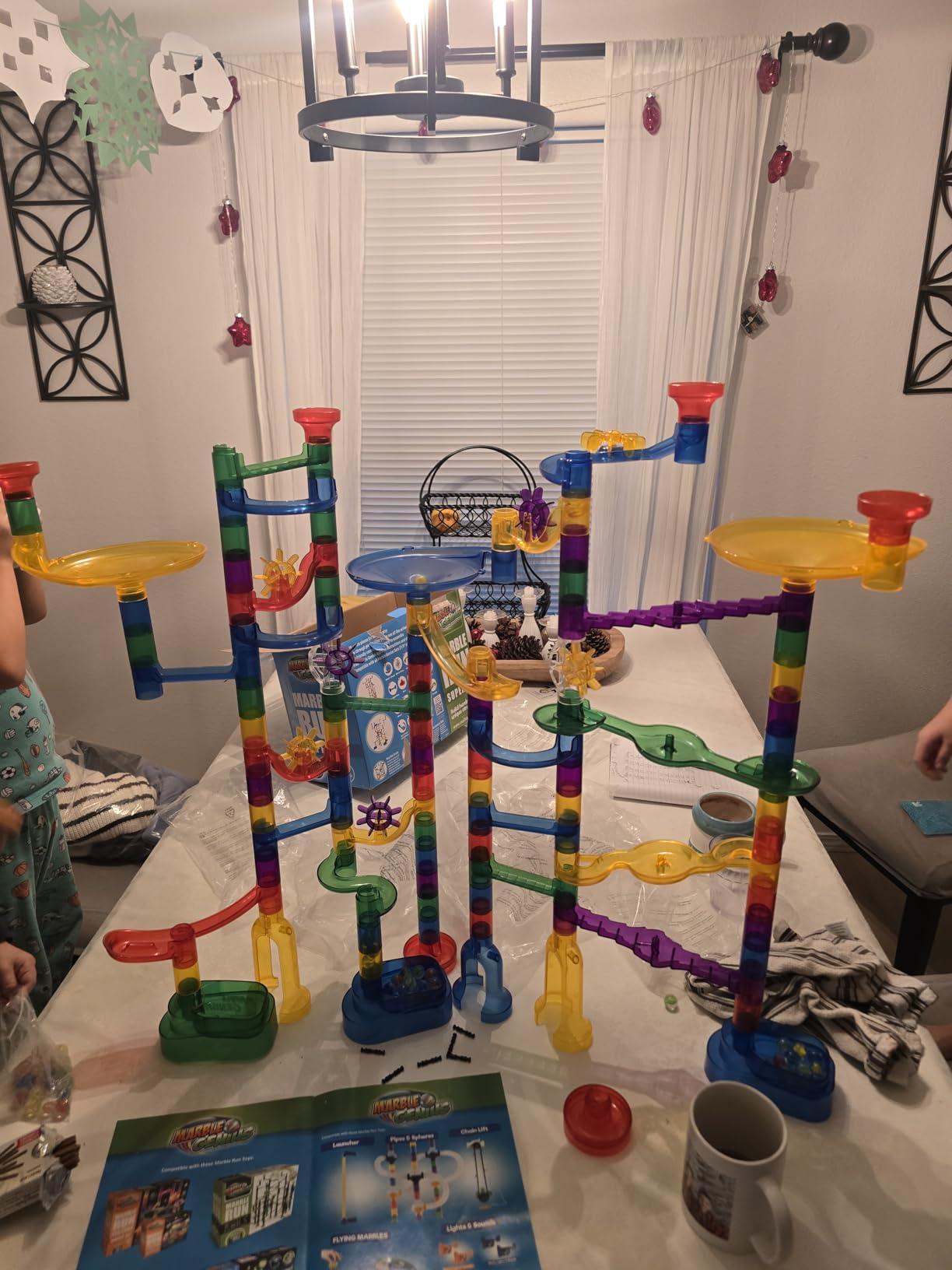Marble Genius Marble Run Super Set, 150 Translucent Pieces, STEM Toy customer photo 2