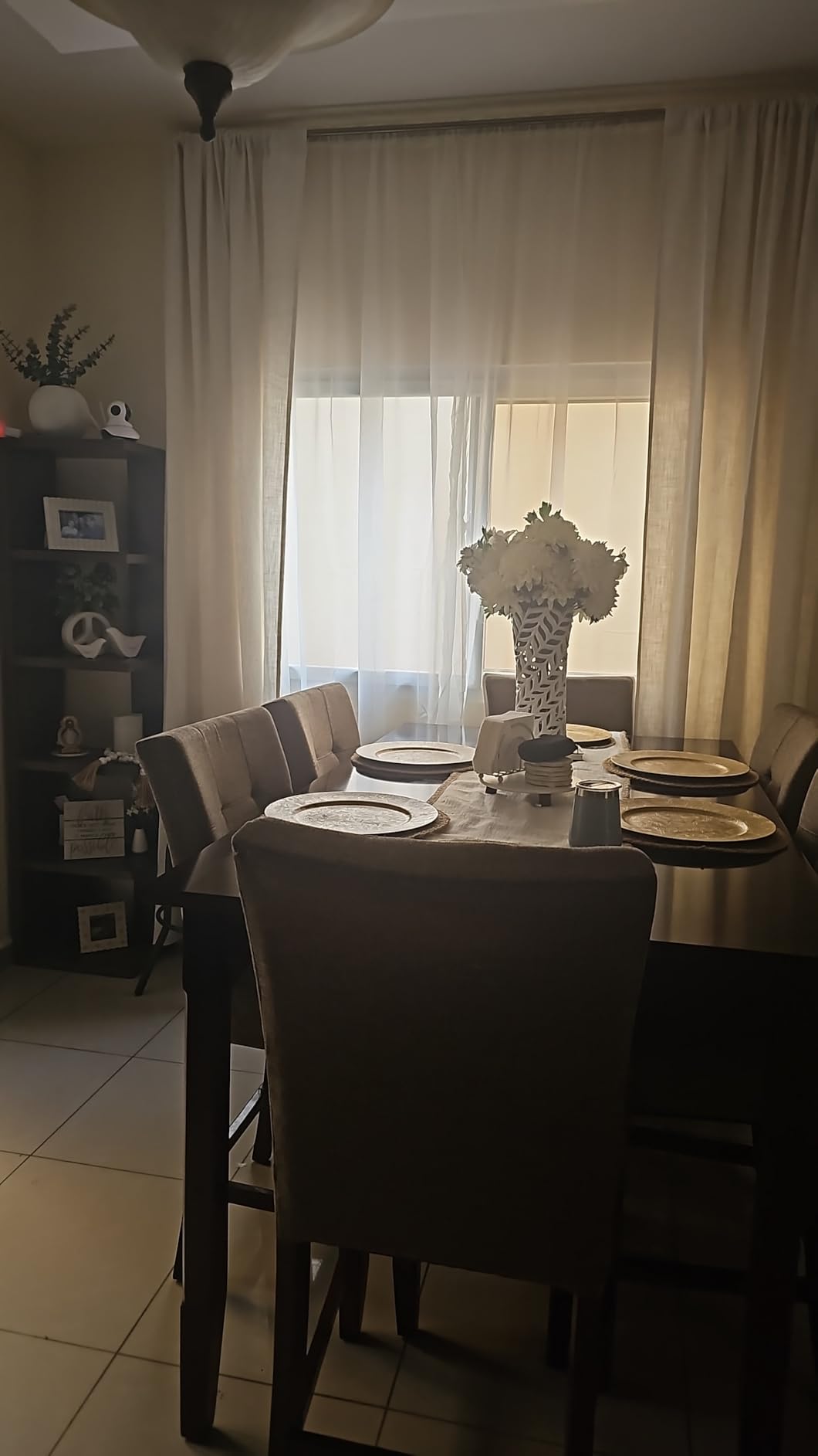 HLC.ME Sheer White Curtains - Voile Window Treatment Rod Pocket Curtain Panels for Kitchen, Bedroom and Living Room (54 x 95 inches Long, Set of 2) customer photo 2