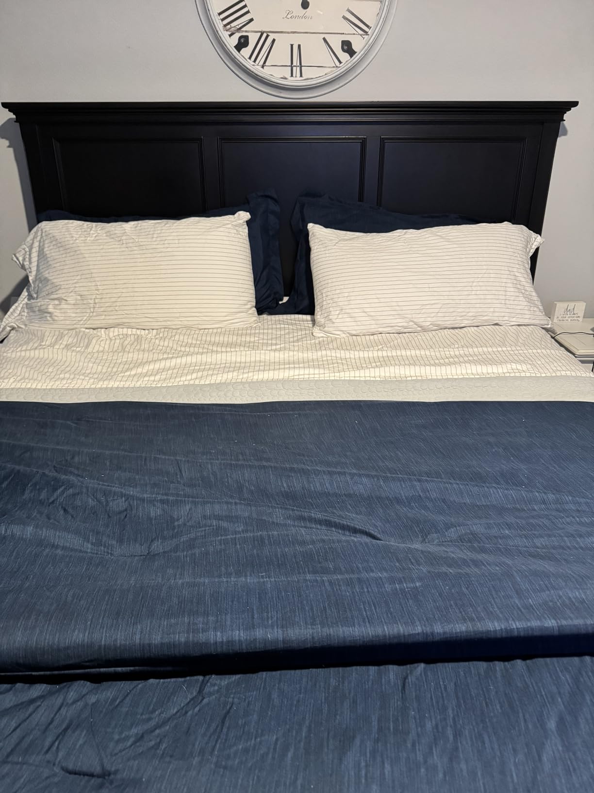 Mayfair Linen Sheets 100% Egyptian Cotton Queen Size - Luxury 500 Series Queen Sheet Set (4 PC, White), Silky Soft, Cooling 16