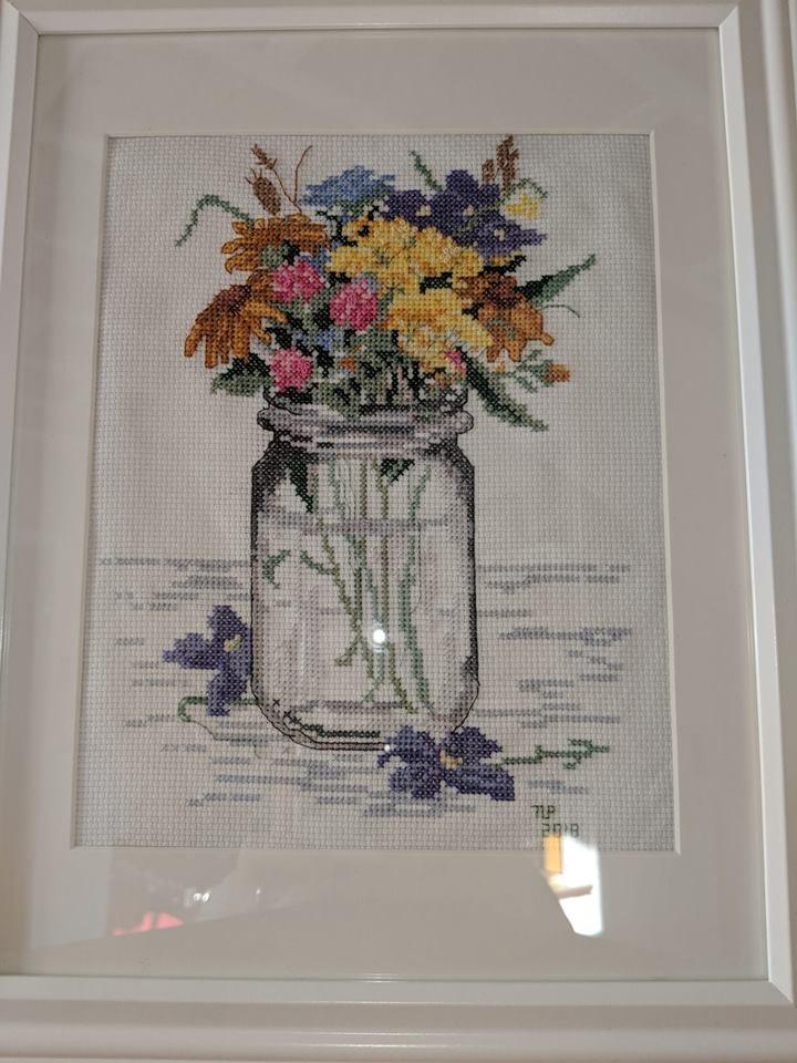 Janlynn 017-0112 Wildflower Jar Counted Cross Stitch Kit customer photo 2