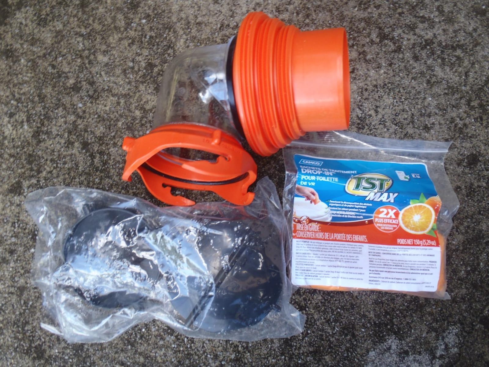 Camco RhinoFLEX 20-Ft Complete RV Sewer Hose Kit - Made in the USA | Includes Clear Elbow w/ Sewer Adapter, (2) 10ft Sewer Hoses, 360 Swivel Fittings - Fits in Standard 4