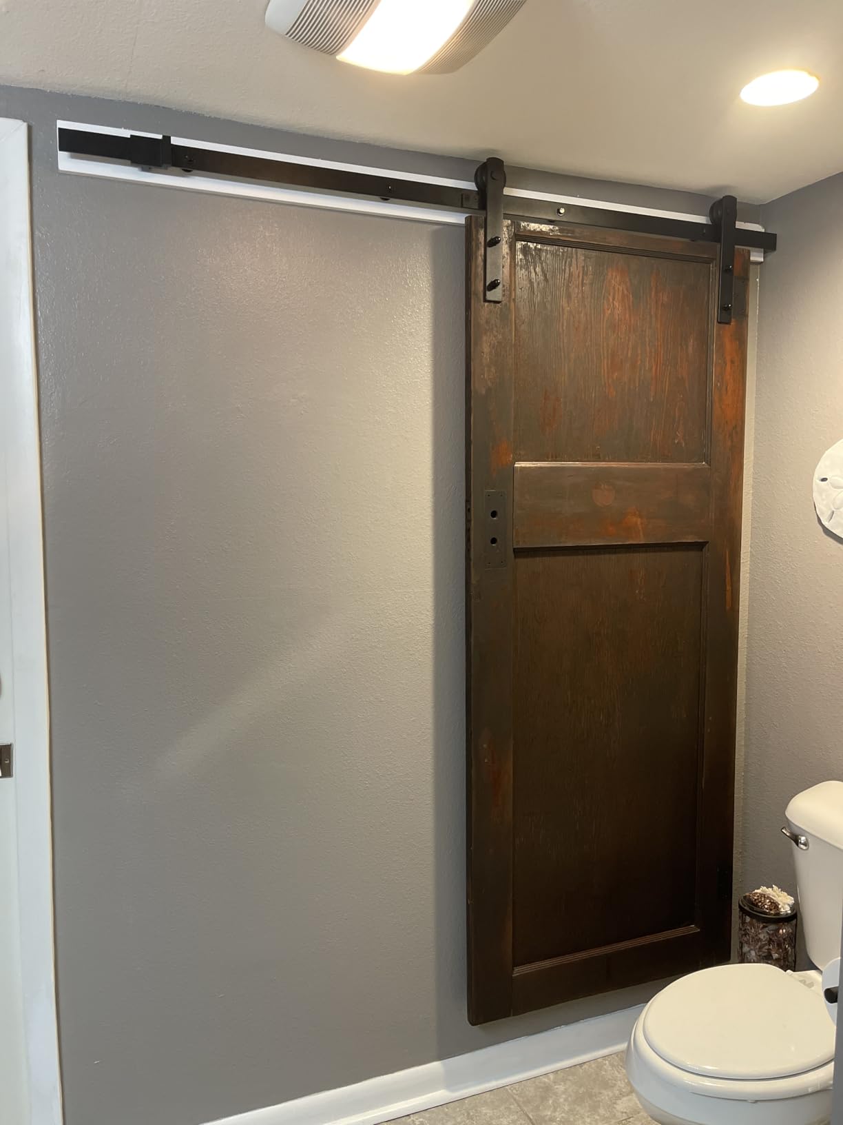 SMARTSTANDARD 6.6ft Sliding Barn Door Hardware kit, Fit 36-40
