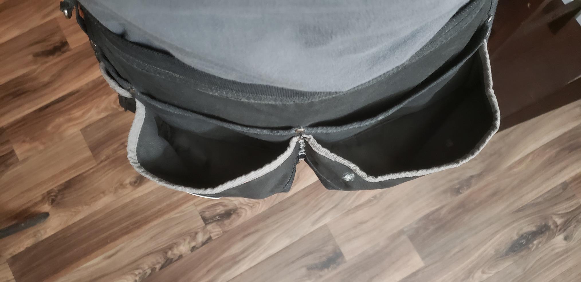 Klein Tools 5244 Tool Apron, Tape Thong and Four Reinforced Pockets for Hand Tools, Waist Size 32 to 53-Inch customer photo 1