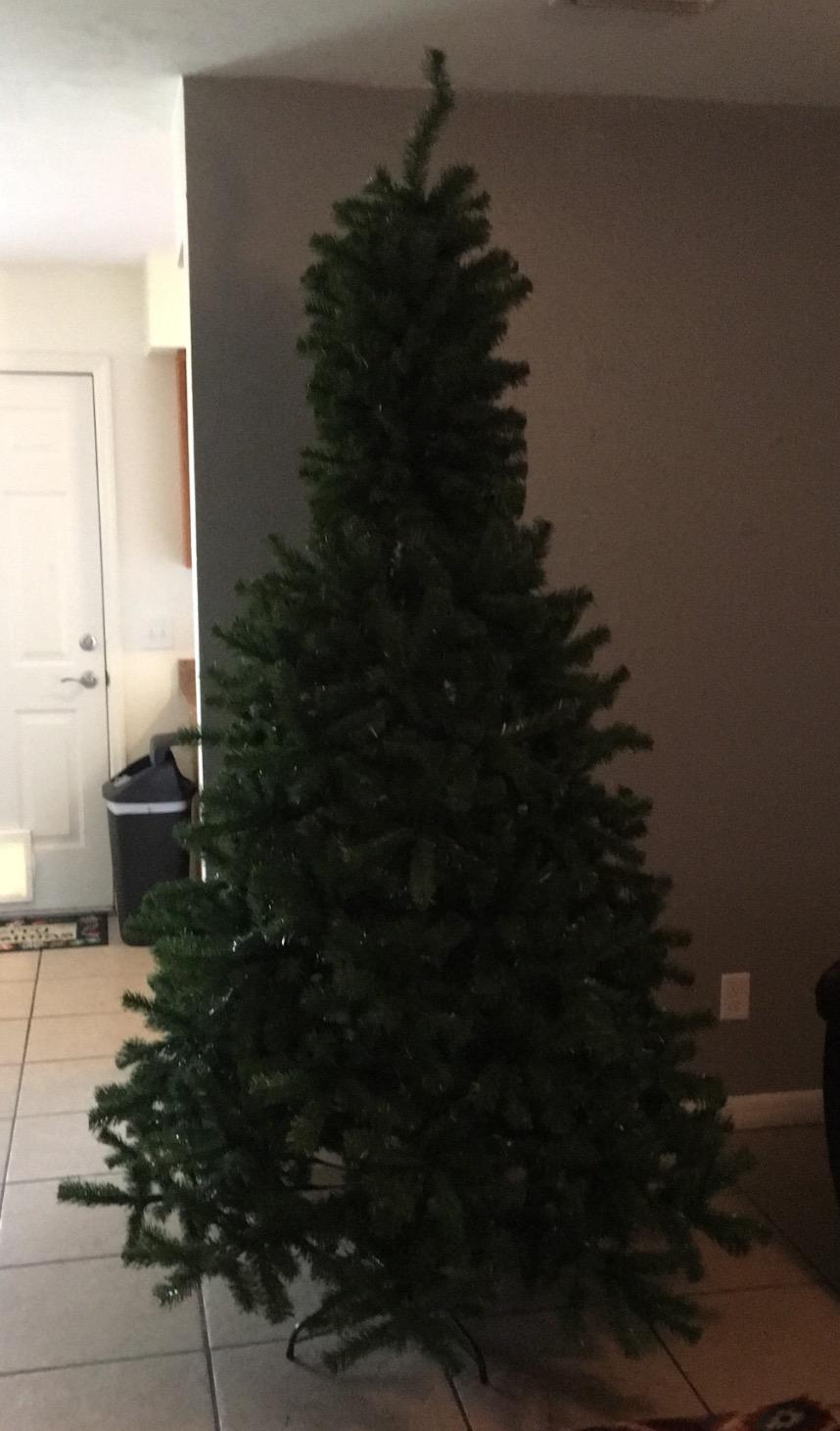 Best Choice Products Artificial Christmas Tree, 7.5ft Premium Unlit Realistic Spruce Holiday Decor w/Dense Branches, Easy Assembly, Metal Base customer photo 2