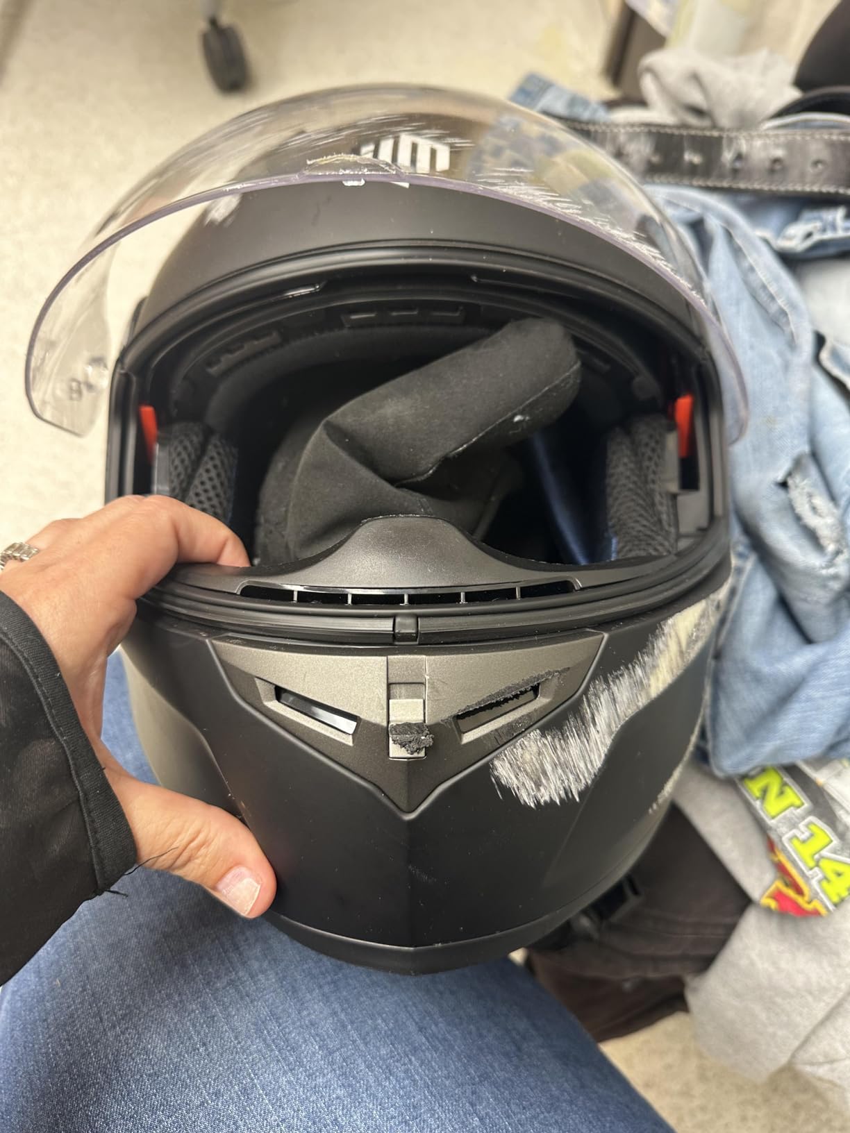 ILM Bluetooth Integrated Modular Motorcycle Helmet 953/953Pro/953Max | DOT-Certified, Bluetooth 5.0, 8hr Talk Time, Intercom 1680ft customer photo 2