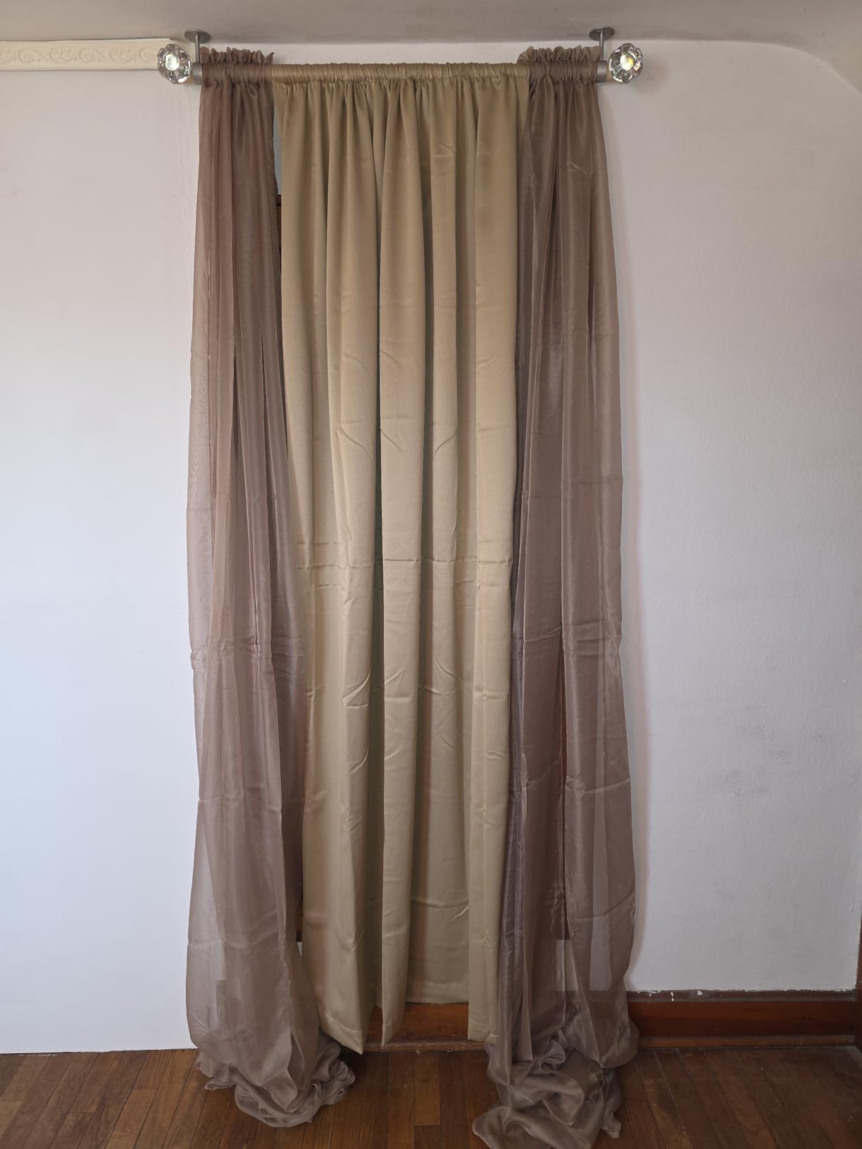 Eclipse Thermapanel Room Darkening Rod Pocket Curtain, 54x84, Black customer photo 1