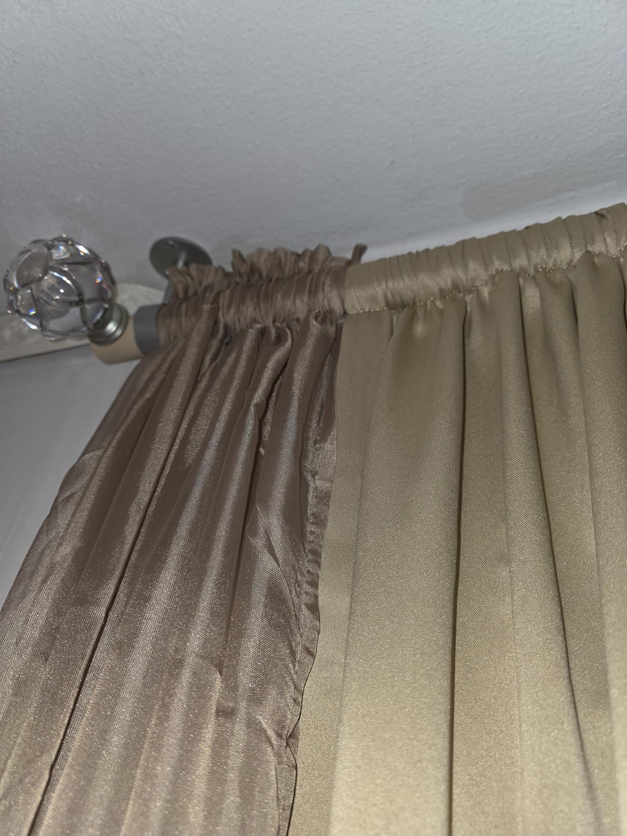 Eclipse Thermapanel Room Darkening Rod Pocket Curtain, 54x84, Black customer photo 2